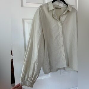 Everlane - Cream, long sleeve button down